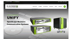 Desktop Screenshot of e-komm.net