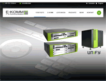 Tablet Screenshot of e-komm.net